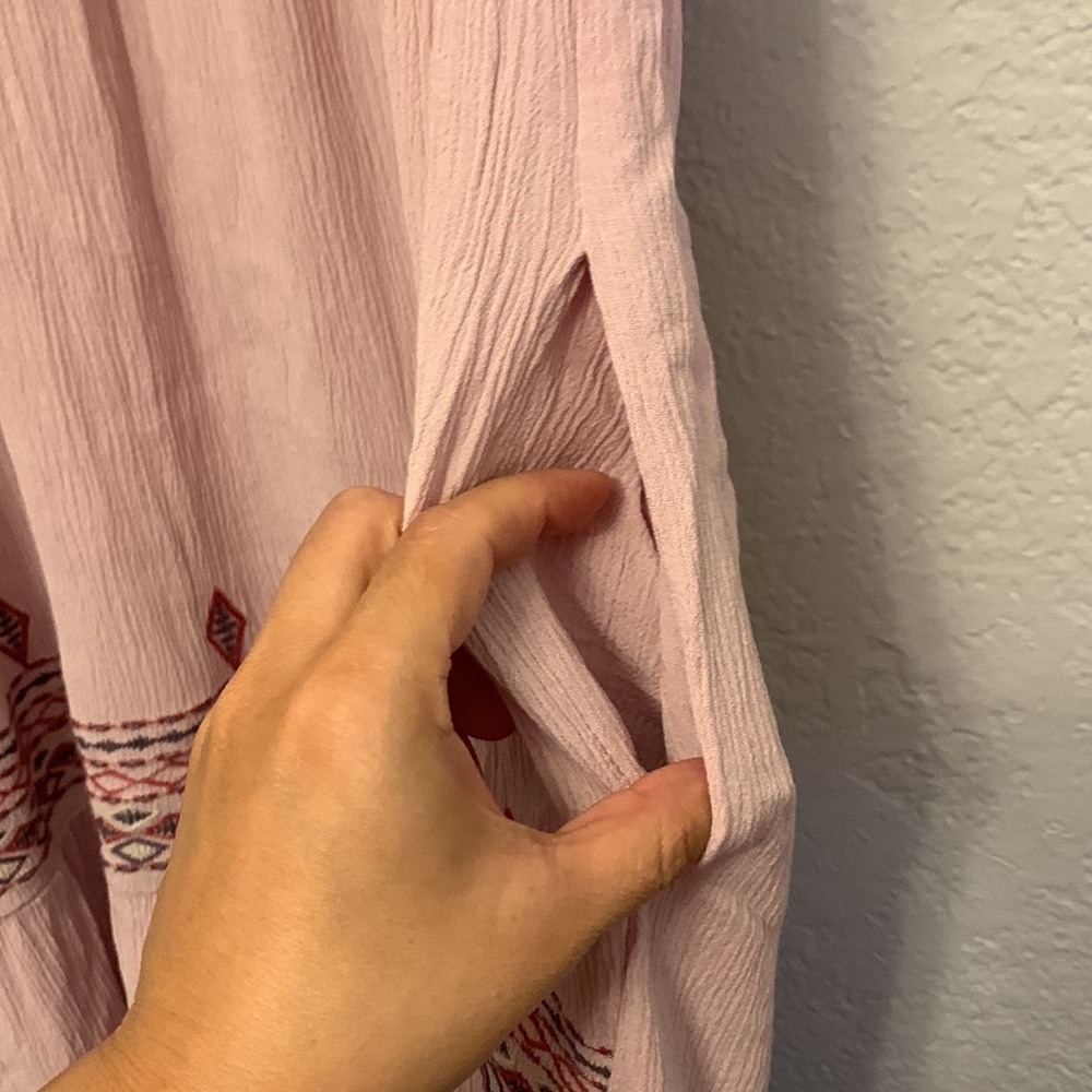 Knox Rose Pink Embroidered Scoop-Neck Dress - Picture 5 of 6